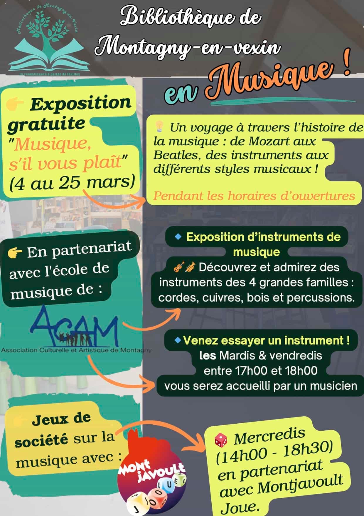 Affiche de l'événement Musique s'il vous plaît