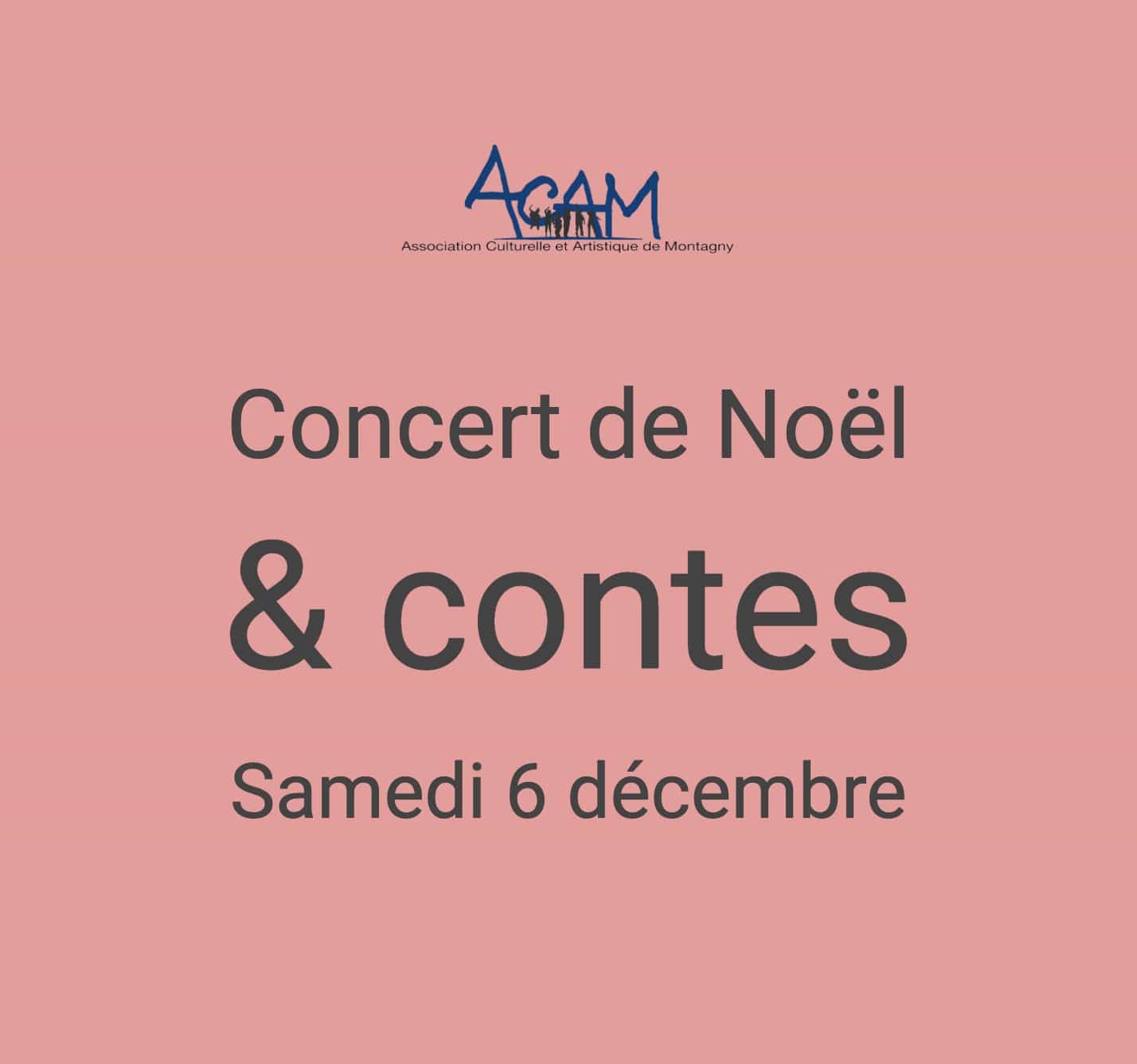 Affiche de l'événement Concert de Noël et contes