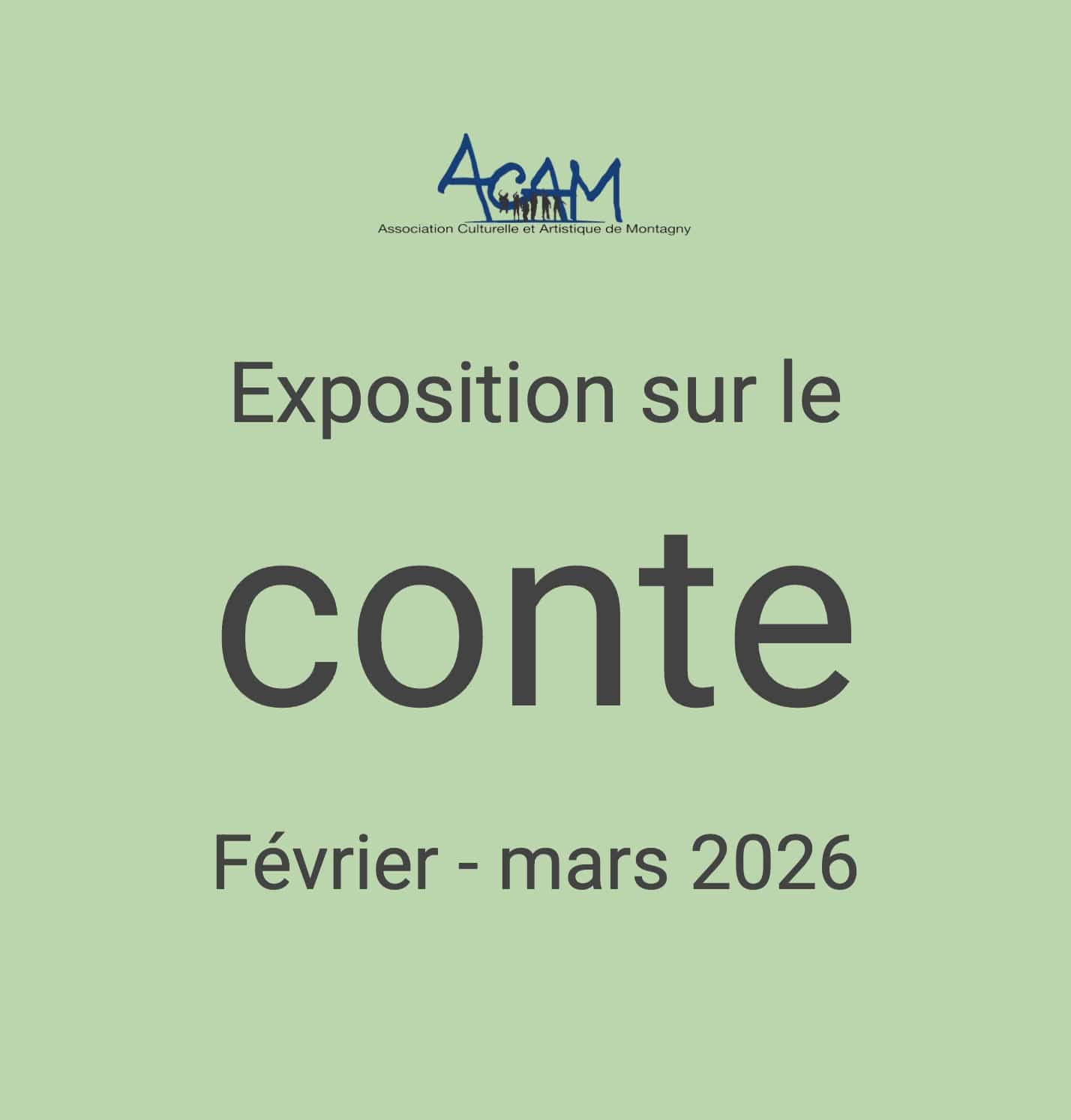 Affiche de l'événement Exposition sur le conte